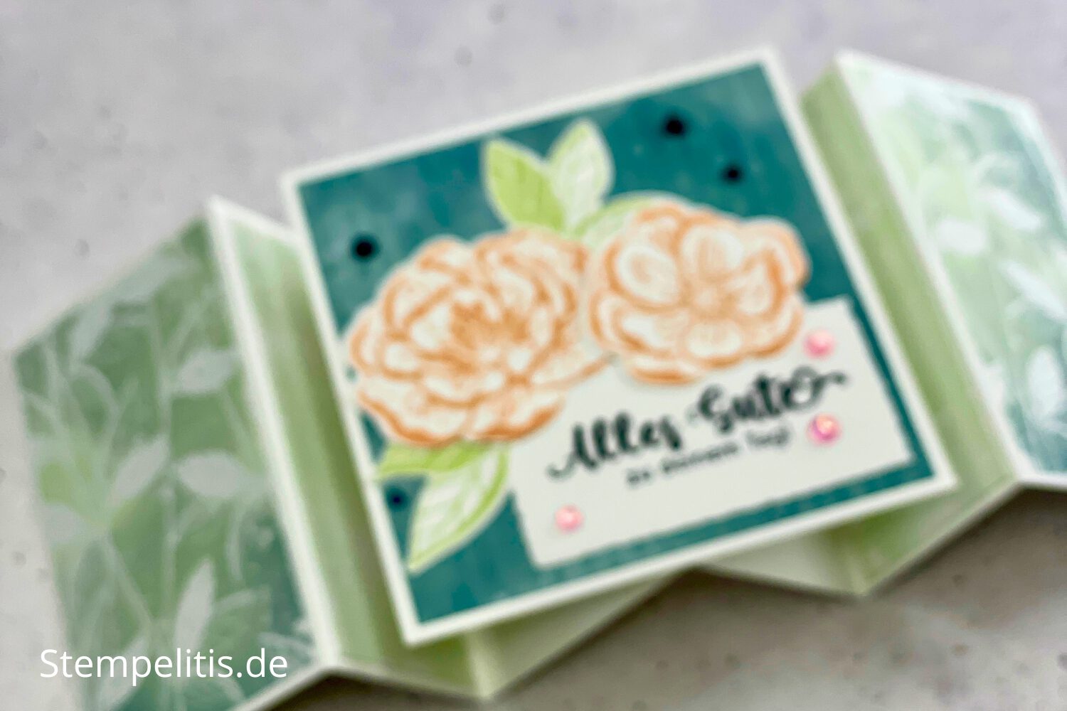 Seagull Card, Möwe, Funfold Karte Möwe, basteln, Stampin Up, handmade, Anleitung