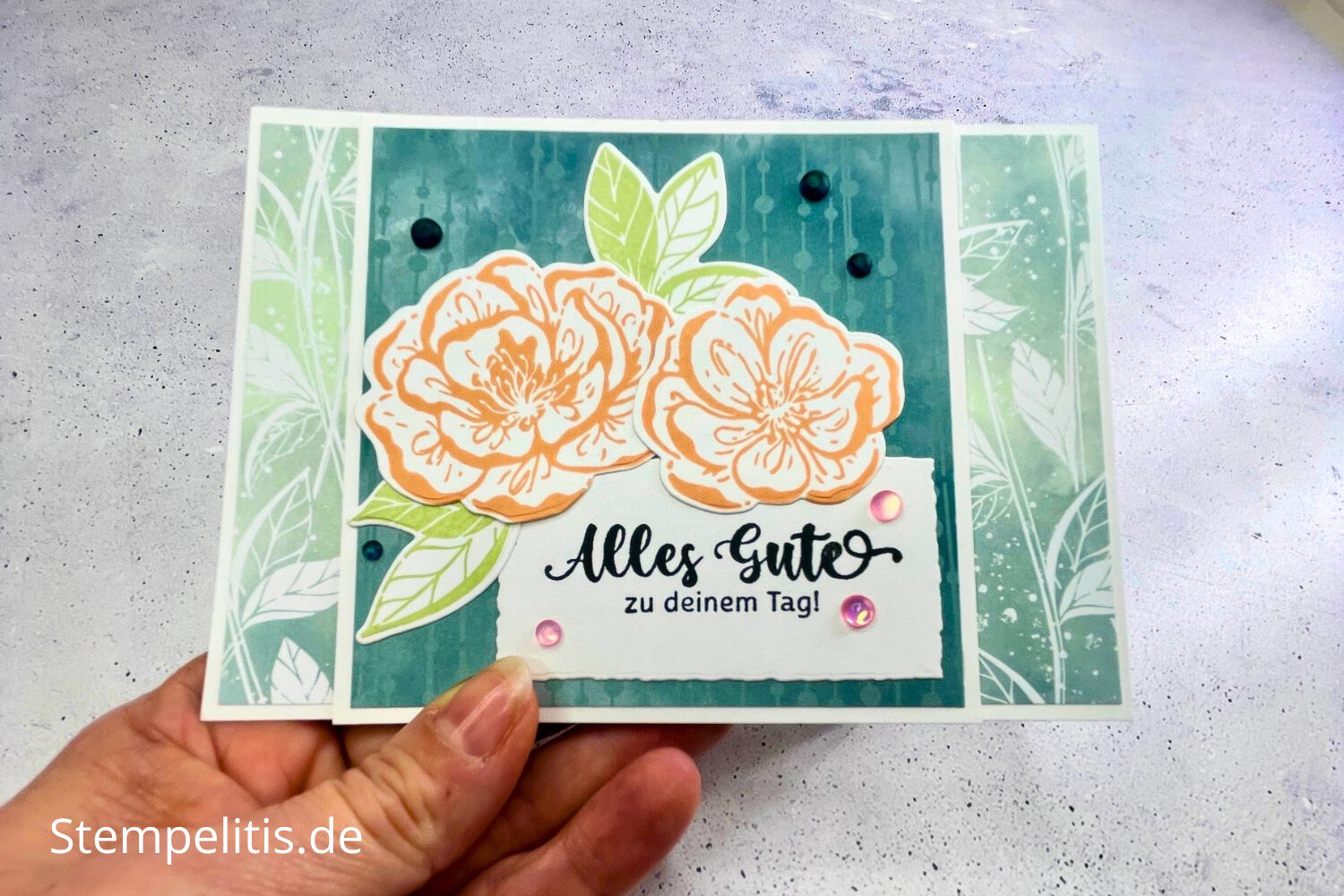 Seagull Card, Möwe, Fun-fold, Karten basteln, Stampin Up, handmade, Anleitung