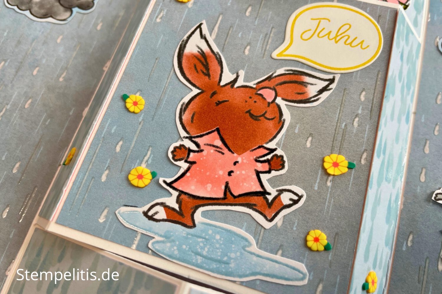 Alle Wetter, Funfold, Karten basteln, Stampin Up, handmade, Anleitung
