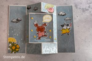 Alle Wetter, Funfold, Karten basteln, Stampin Up, handmade, Anleitung
