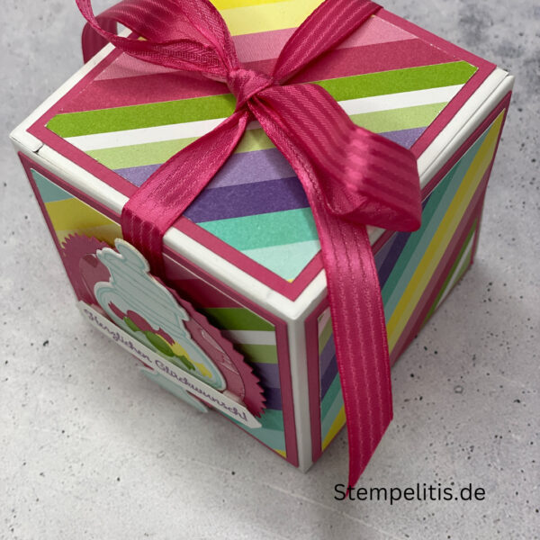 Geschenkverpackung Bonbonglas | Herzlichen Glückwunsch | 7 cm – Bild 2