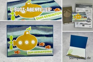 U Boot, Karten basteln, Stampin Up, handmade, Anleitung