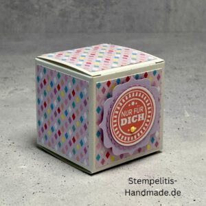 Geschenkschachtel kaufen, Nur für dich, Geschenkverpackung handgemacht, kleine Geschenkbox, kreative Verpackungsideen, Geschenkbox individuell, Geschenkverpackung kaufen