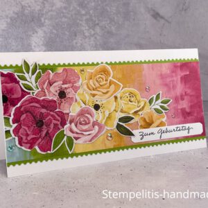 Farbenfrohe Rosen