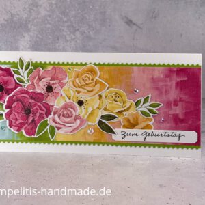 Farbenfrohe Rosen