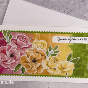 Farbenfrohe Rosen