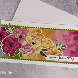 Farbenfrohe Rosen