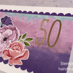 handgemachte Hochzeitskarte, Stampin’ Up Karte, zum 50., Hochzeitseinladung DIY, personalisierte Hochzeitskarte, Vintage Hochzeitskarte, elegante Hochzeitskarte, kreative Hochzeitseinladung, Hochzeitspapeterie handmade, individuelle Hochzeitseinladung, Hochzeitseinladung mit Stempeln, Hochzeitskarte mit Prägedruck, romantische Hochzeitskarte, Hochzeitseinladung aus Papier, handgemachte Karten Hochzeit, Stampin’ Up Produkte Hochzeit