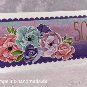 Zum 50., Goldene Hochzeit, handgemachte Hochzeitskarte, Stampin’ Up Karte, Hochzeitseinladung DIY, personalisierte Hochzeitskarte, Vintage Hochzeitskarte, elegante Hochzeitskarte, kreative Hochzeitseinladung, Hochzeitspapeterie handmade, individuelle Hochzeitseinladung, Hochzeitseinladung mit Stempeln, Hochzeitskarte mit Prägedruck, romantische Hochzeitskarte, Hochzeitseinladung aus Papier, handgemachte Karten Hochzeit, Stampin’ Up Produkte Hochzeit