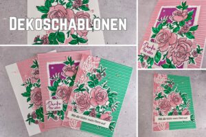 Liebenswerte Lagen, Dekoschablonen, handmade, Tutorial Anleitung, schablonieren