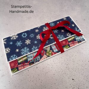 Eisbär, Weihnachtskarte, handgemachte Karte, Stampin Up Karte, Explosionskarte kaufen, Aufklappkarte, Gutschein Verpackung Karte, Geldgeschenk Karte handmade