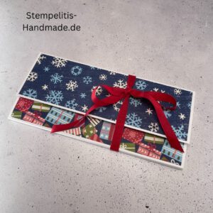 Weihnachten, Weihnachtskarte, handgemachte Karte, Stampin Up Karte, Explosionskarte kaufen, Aufklappkarte, Gutschein Verpackung Karte, Geldgeschenk Karte handmade