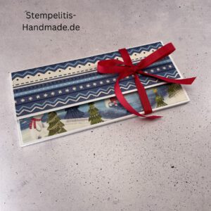 Weihnachtskarte, Weihnachtskarte, handgemachte Karte, Stampin Up Karte, Explosionskarte kaufen, Aufklappkarte, Gutschein Verpackung Karte, Geldgeschenk Karte handmade