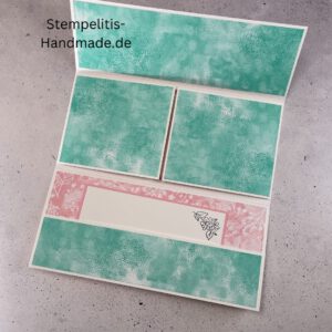 Rosenzauber, Weihnachtskarte, handgemachte Karte, Stampin Up Karte, Explosionskarte kaufen, Aufklappkarte, Gutschein Verpackung Karte, Geldgeschenk Karte handmade