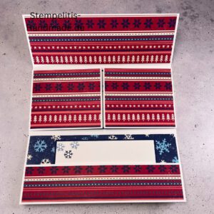 Eine wunderbare Weihnachtszeit, Weihnachtskarte, handgemachte Karte, Stampin Up Karte, Explosionskarte kaufen, Aufklappkarte, Gutschein Verpackung Karte, Geldgeschenk Karte handmade