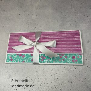 Gutscheinkarte, Weihnachtskarte, handgemachte Karte, Stampin Up Karte, Explosionskarte kaufen, Aufklappkarte, Gutschein Verpackung Karte, Geldgeschenk Karte handmade