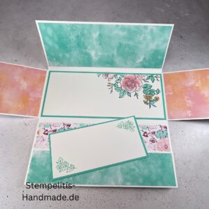 Explosionskarte, Weihnachtskarte, handgemachte Karte, Stampin Up Karte, Explosionskarte kaufen, Aufklappkarte, Gutschein Verpackung Karte, Geldgeschenk Karte handmade