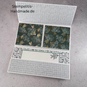 Ewiges Eden, Weihnachtskarte, handgemachte Karte, Stampin Up Karte, Explosionskarte kaufen, Aufklappkarte, Gutschein Verpackung Karte, Geldgeschenk Karte handmade