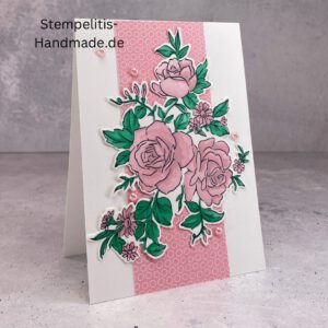 Rosengrüße, Grußkarte, Rosen, Herz, Liebe, Verlobung, Danke für alles, Hochzeit, Antrag