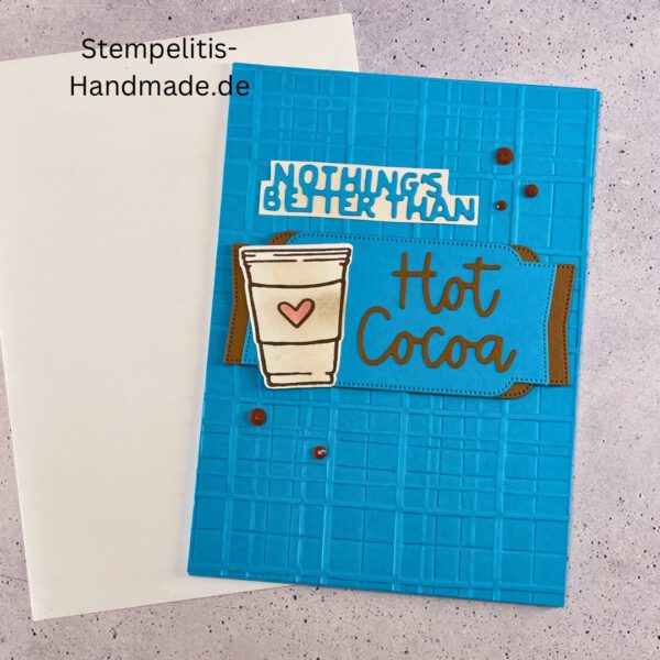 SU, Hot chocolate, handgemachte Karte, Stampin’ Up!, Nothings Better Than Hot Cocoa, Grußkarte kaufen, Winterkarte, kreative Kartenideen, individuelle Karten