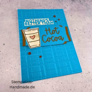 Hot chocolate, handgemachte Karte, Stampin’ Up!, Nothings Better Than Hot Cocoa, Grußkarte kaufen, Winterkarte, kreative Kartenideen, individuelle Karten