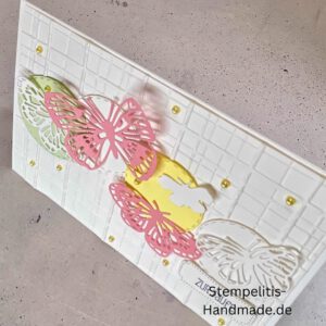 handgemachte Karte zur Taufe, Stampin’ Up Taufkarte, individuelle Glückwunschkarte Taufe, personalisierte Taufkarte, Unikat Karte Taufe, elegante Taufkarte kaufen