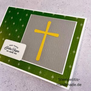 handgemachte Taufkarte, Taufkarte Schmetterlinge, Karte zur Taufe Pastell, Stampin Up Taufkarte, individuelle Glückwunschkarte Taufe, elegante Taufkarten kaufen