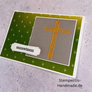 handgemachte Taufkarte, Taufkarte Schmetterlinge, Karte zur Taufe Pastell, Stampin Up Taufkarte, individuelle Glückwunschkarte Taufe, elegante Taufkarten kaufen
