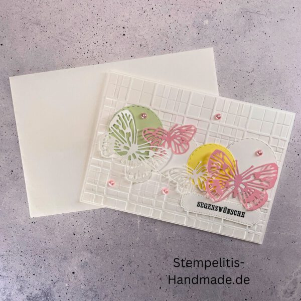 handgemachte Karte zur Taufe, Stampin’ Up Taufkarte, individuelle Glückwunschkarte Taufe, personalisierte Taufkarte, Unikat Karte Taufe, elegante Taufkarte kaufen, Konfirmation, Kommunion