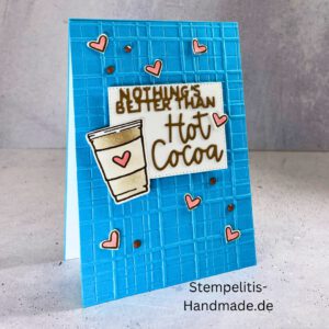 Hot chocolate, handgemachte Karte, Stampin’ Up!, Nothings Better Than Hot Cocoa, Grußkarte kaufen, Winterkarte, kreative Kartenideen, individuelle Karten, Stampin Up