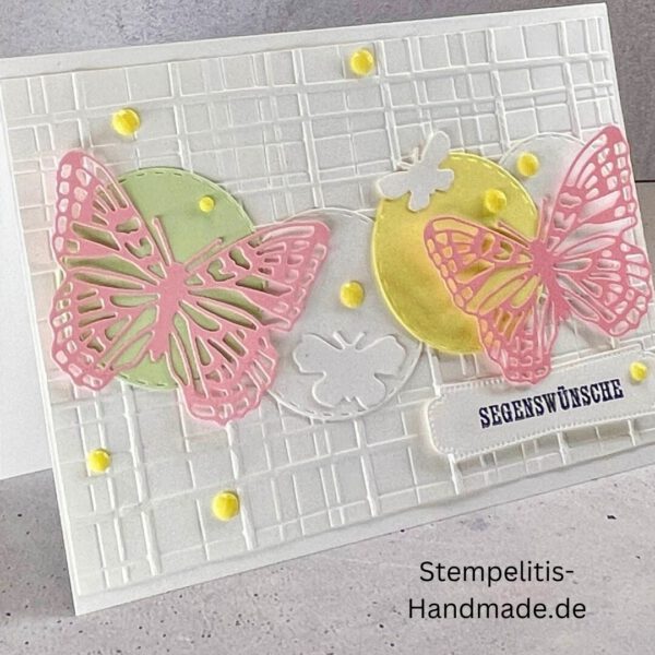 handgemachte Karte zur Taufe, Stampin’ Up Taufkarte, individuelle Glückwunschkarte Taufe, personalisierte Taufkarte, Unikat Karte Taufe, elegante Taufkarte kaufen