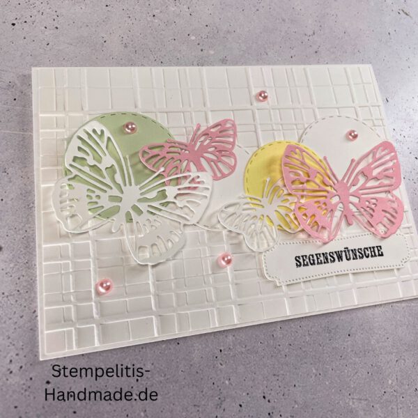 handgemachte Karte zur Taufe, Stampin’ Up Taufkarte, individuelle Glückwunschkarte Taufe, personalisierte Taufkarte, Unikat Karte Taufe, elegante Taufkarte kaufen