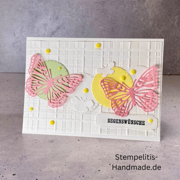 handgemachte Karte zur Taufe, Stampin’ Up Taufkarte, individuelle Glückwunschkarte Taufe, personalisierte Taufkarte, Unikat Karte Taufe, elegante Taufkarte kaufen