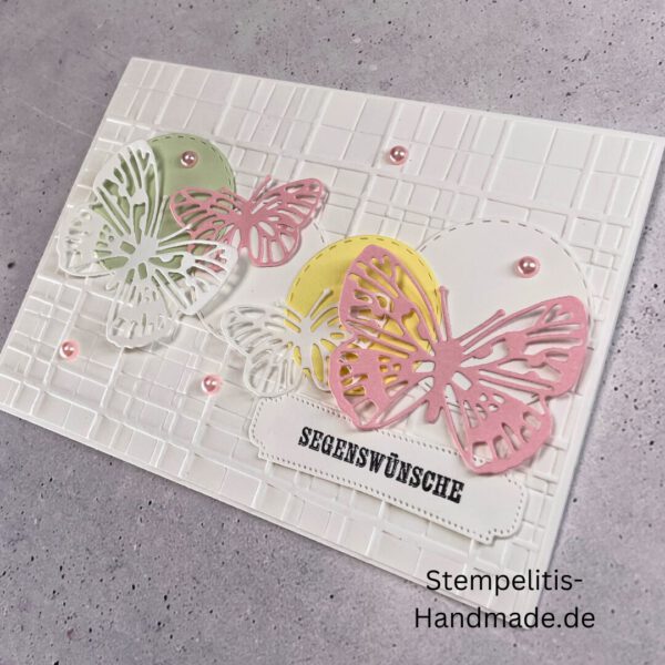 handgemachte Karte zur Taufe, Stampin’ Up Taufkarte, individuelle Glückwunschkarte Taufe, personalisierte Taufkarte, Unikat Karte Taufe, elegante Taufkarte kaufen