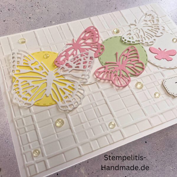 handgemachte Karte zur Taufe, Stampin’ Up Taufkarte, individuelle Glückwunschkarte Taufe, personalisierte Taufkarte, Unikat Karte Taufe, elegante Taufkarte kaufen