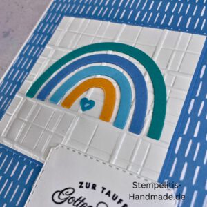 handgemachte Taufkarte, Taufkarte Schmetterlinge, Karte zur Taufe Pastell, Stampin Up Taufkarte, individuelle Glückwunschkarte Taufe, elegante Taufkarten kaufen
