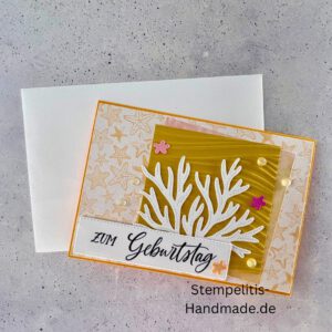 Zum Geburtstag, Ozean, Krebs, Hummer, Tintenfisch, Seestrrn, Meer, Stampin Up, Stempelset, handmade, Karte, Basteln, Geburtstag, Freundschaft, Grußkarte, DIY, Kolorieren, Klarsichtstempel, Scrapbooking, Papierbasteln, Bastelideen, Karten gestalten, Motivstempel, Bastelzubehör, kreative Karten, Stempeln, Stempelmotive, Bastelset, Bastelkarte, Kartenbasteln, Bastelprojekt, Handarbeit, selbstgemacht, Bastelstempel, Bastelspaß, Bastelfreude