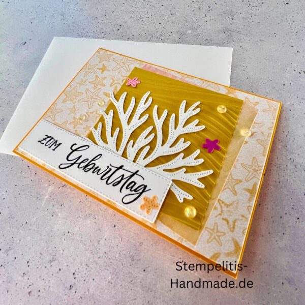 Ozean, Krebs, Hummer, Tintenfisch, Seestrrn, Meer, Stampin Up, Stempelset, handmade, Karte, Basteln, Geburtstag, Freundschaft, Grußkarte, DIY, Kolorieren, Klarsichtstempel, Scrapbooking, Papierbasteln, Bastelideen, Karten gestalten, Motivstempel, Bastelzubehör, kreative Karten, Stempeln, Stempelmotive, Bastelset, Bastelkarte, Kartenbasteln, Bastelprojekt, Handarbeit, selbstgemacht, Bastelstempel, Bastelspaß, Bastelfreude