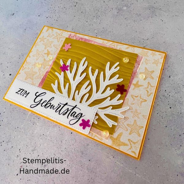 Ozean, Krebs, Hummer, Tintenfisch, Seestrrn, Meer, Stampin Up, Stempelset, handmade, Karte, Basteln, Geburtstag, Freundschaft, Grußkarte, DIY, Kolorieren, Klarsichtstempel, Scrapbooking, Papierbasteln, Bastelideen, Karten gestalten, Motivstempel, Bastelzubehör, kreative Karten, Stempeln, Stempelmotive, Bastelset, Bastelkarte, Kartenbasteln, Bastelprojekt, Handarbeit, selbstgemacht, Bastelstempel, Bastelspaß, Bastelfreude