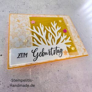 Ozean, Krebs, Hummer, Tintenfisch, Seestrrn, Meer, Stampin Up, Stempelset, handmade, Karte, Basteln, Geburtstag, Freundschaft, Grußkarte, DIY, Kolorieren, Klarsichtstempel, Scrapbooking, Papierbasteln, Bastelideen, Karten gestalten, Motivstempel, Bastelzubehör, kreative Karten, Stempeln, Stempelmotive, Bastelset, Bastelkarte, Kartenbasteln, Bastelprojekt, Handarbeit, selbstgemacht, Bastelstempel, Bastelspaß, Bastelfreude