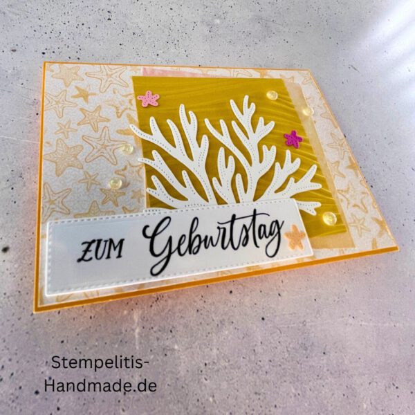Ozean, Krebs, Hummer, Tintenfisch, Seestrrn, Meer, Stampin Up, Stempelset, handmade, Karte, Basteln, Geburtstag, Freundschaft, Grußkarte, DIY, Kolorieren, Klarsichtstempel, Scrapbooking, Papierbasteln, Bastelideen, Karten gestalten, Motivstempel, Bastelzubehör, kreative Karten, Stempeln, Stempelmotive, Bastelset, Bastelkarte, Kartenbasteln, Bastelprojekt, Handarbeit, selbstgemacht, Bastelstempel, Bastelspaß, Bastelfreude