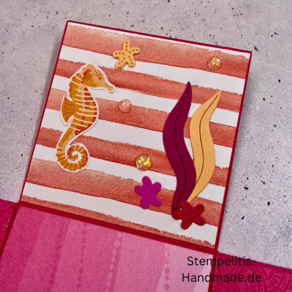 Explosionsbox, Ozean, Krebs, Hummer, Tintenfisch, Seestrrn, Meer, Stampin Up, Stempelset, handmade, Karte, Basteln, Geburtstag, Freundschaft, Grußkarte, DIY, Kolorieren, Klarsichtstempel, Scrapbooking, Papierbasteln, Bastelideen, Karten gestalten, Motivstempel, Bastelzubehör, kreative Karten, Stempeln, Stempelmotive, Bastelset, Bastelkarte, Kartenbasteln, Bastelprojekt, Handarbeit, selbstgemacht, Bastelstempel, Bastelspaß, Bastelfreude