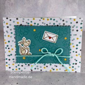 Känguru, Karte, Handgemacht, Glückwunschkarte, , Geburtstag