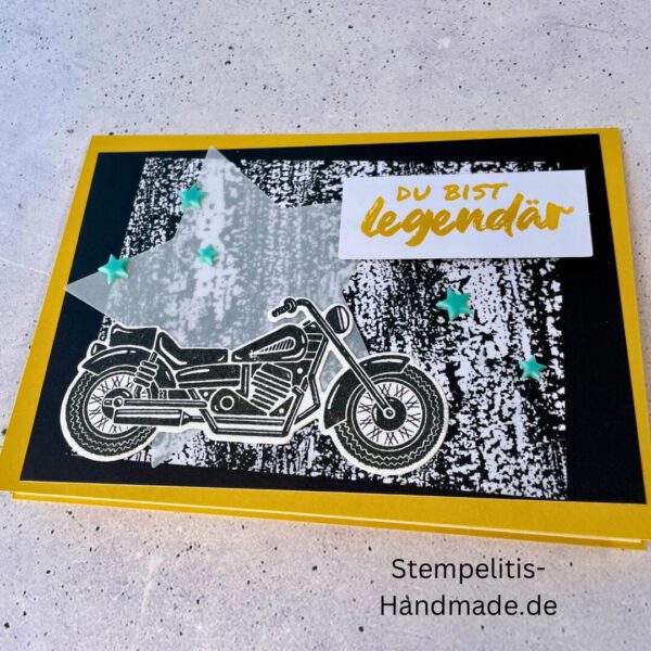 Du bist legendär | Motorrad | Grußkarte – Bild 2