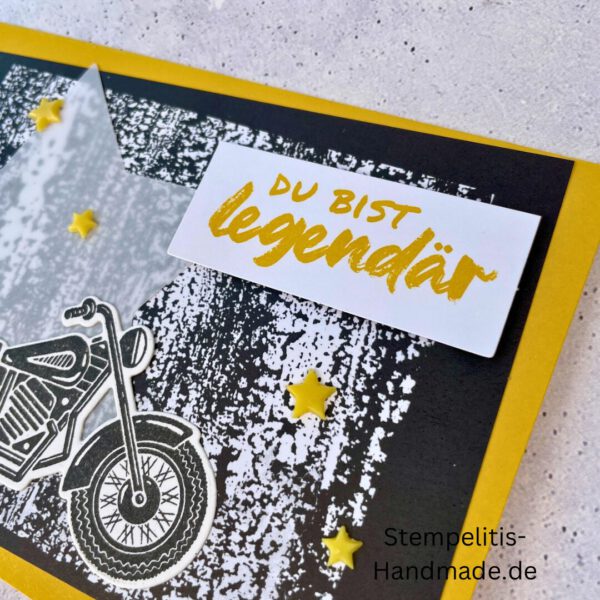 Du bist legendär | Motorrad | Grußkarte – Bild 2
