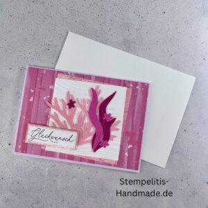 Ozean, Krebs, Hummer, Tintenfisch, Seestrrn, Meer, Stampin Up, Stempelset, handmade, Karte, Basteln, Geburtstag, Freundschaft, Grußkarte, DIY, Kolorieren, Klarsichtstempel, Scrapbooking, Papierbasteln, Bastelideen, Karten gestalten, Motivstempel, Bastelzubehör, kreative Karten, Stempeln, Stempelmotive, Bastelset, Bastelkarte, Kartenbasteln, Bastelprojekt, Handarbeit, selbstgemacht, Bastelstempel, Bastelspaß, Bastelfreude