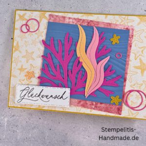 Ozean, Krebs, Hummer, Tintenfisch, Seestrrn, Meer, Stampin Up, Stempelset, handmade, Karte, Basteln, Geburtstag, Freundschaft, Grußkarte, DIY, Kolorieren, Klarsichtstempel, Scrapbooking, Papierbasteln, Bastelideen, Karten gestalten, Motivstempel, Bastelzubehör, kreative Karten, Stempeln, Stempelmotive, Bastelset, Bastelkarte, Kartenbasteln, Bastelprojekt, Handarbeit, selbstgemacht, Bastelstempel, Bastelspaß, Bastelfreude