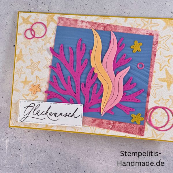 Ozean, Krebs, Hummer, Tintenfisch, Seestrrn, Meer, Stampin Up, Stempelset, handmade, Karte, Basteln, Geburtstag, Freundschaft, Grußkarte, DIY, Kolorieren, Klarsichtstempel, Scrapbooking, Papierbasteln, Bastelideen, Karten gestalten, Motivstempel, Bastelzubehör, kreative Karten, Stempeln, Stempelmotive, Bastelset, Bastelkarte, Kartenbasteln, Bastelprojekt, Handarbeit, selbstgemacht, Bastelstempel, Bastelspaß, Bastelfreude