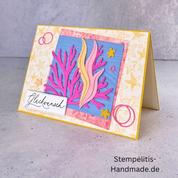 Ozean, Krebs, Hummer, Tintenfisch, Seestrrn, Meer, Stampin Up, Stempelset, handmade, Karte, Basteln, Geburtstag, Freundschaft, Grußkarte, DIY, Kolorieren, Klarsichtstempel, Scrapbooking, Papierbasteln, Bastelideen, Karten gestalten, Motivstempel, Bastelzubehör, kreative Karten, Stempeln, Stempelmotive, Bastelset, Bastelkarte, Kartenbasteln, Bastelprojekt, Handarbeit, selbstgemacht, Bastelstempel, Bastelspaß, Bastelfreude