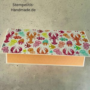 Aufklappkarte Aus dem Ozean, Ozean, Krebs, Hummer, Tintenfisch, Seestrrn, Meer, Stampin Up, Stempelset, handmade, Karte, Basteln, Geburtstag, Freundschaft, Grußkarte, DIY, Kolorieren, Klarsichtstempel, Scrapbooking, Papierbasteln, Bastelideen, Karten gestalten, Motivstempel, Bastelzubehör, kreative Karten, Stempeln, Stempelmotive, Bastelset, Bastelkarte, Kartenbasteln, Bastelprojekt, Handarbeit, selbstgemacht, Bastelstempel, Bastelspaß, Bastelfreude